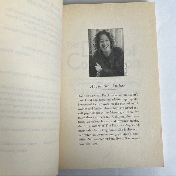 The Dance of Connection by Doctor Harriet Lerner Ph.D. Bestselling Author - Picture 6 of 8